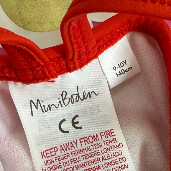 Mini Boden striped swimsuit, size 9-10Y - Picture 4 of 6